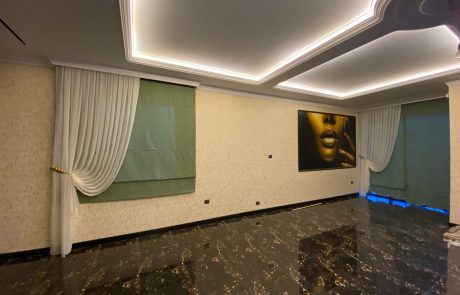 Pərdə sifarişi, yeni tikili mənzil pərdəsi, Türkiyə istehsalı parçalar, anbardan villalara, mənzillərə kataloqların çatdırılması.