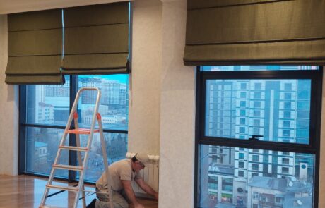 Katlamalı pərdə, rimskiy ştor.