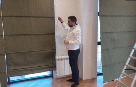 Katlamalı pərdə, rimskiy ştor.