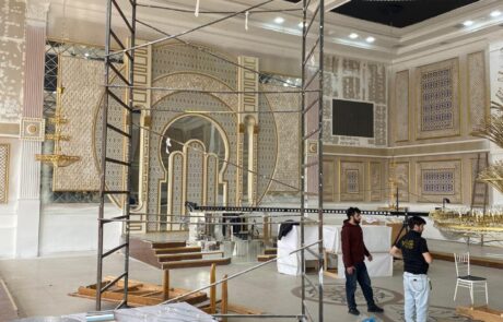 Restoran pərdəsi, restoran pərdələri, sifarış, tikiş və quraşdırılma.